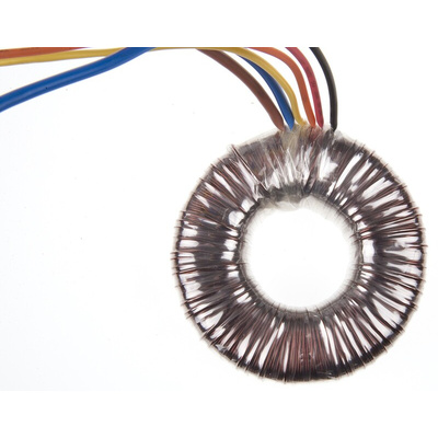 RS PRO 230V ac, 2 x 18V ac Toroidal Transformer, 80VA 2 Output