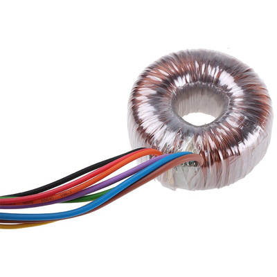 RS PRO 115 V ac, 230 V ac, 2 x 18V ac Toroidal Transformer, 15VA 2 Output