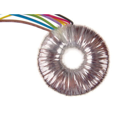 RS PRO 115 V ac, 230 V ac, 2 x 25V ac Toroidal Transformer, 50VA 2 Output