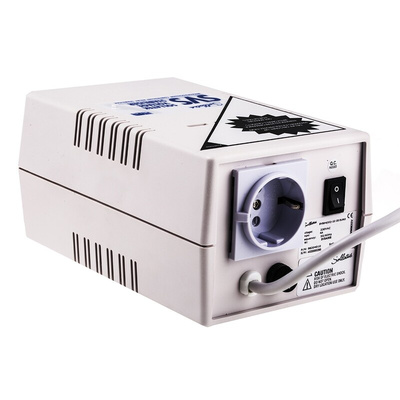 Sollatek Voltage Stabiliser 230V 4A Over Voltage and Under Voltage, 920VA Schuko Plug, Desktop