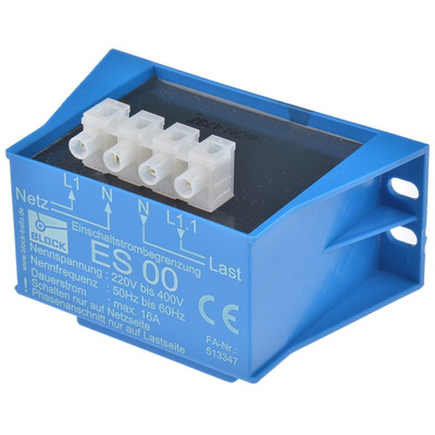 Block Voltage Suppressor 16A, Panel Mount