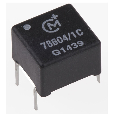 Murata Power Solutions Through Hole Pulse Transformer 2:1 Turns Ratio, 2000μH Prim. Inductance, 0.6Ω Prim. Resistance