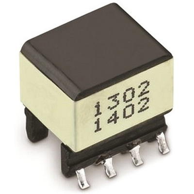 Wurth Elektronik Surface Mount Pulse Transformer 2:1:1 Turns Ratio, 1.1Ω Prim. Resistance