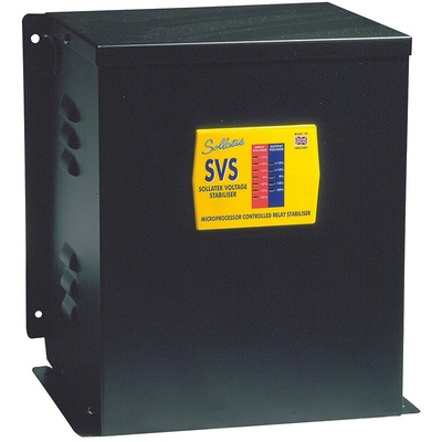 Sollatek Voltage Stabiliser 20A Over Voltage and Under Voltage, 4600VA, Wall Mount