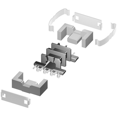 EPCOS N87 EFD 15/8/5 Transformer Ferrite Core, 780nH, For Use With DC/DC Converter, Flat Transformers, Power