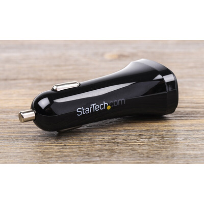 StarTech.com Car Charger, 12 → 24V dc Input, 5V dc Output, 2.4A