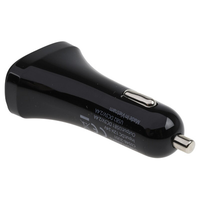 StarTech.com Car Charger, 12 → 24V dc Input, 5V dc Output, 2.4A