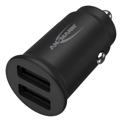 Ansmann Car Charger, 12 → 24V dc Input, 5V dc Output, 2.4A