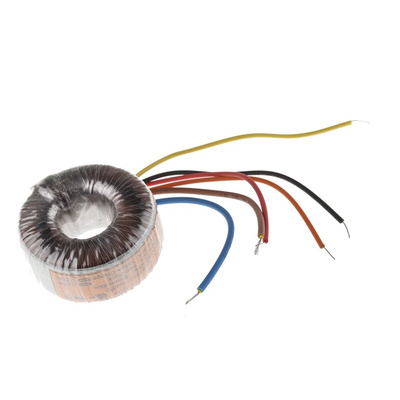 Nuvotem Talema 230V ac, 2 x 15V ac Toroidal Transformer, 15VA 2 Output