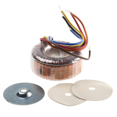 Nuvotem Talema 230V ac, 2 x 6V ac Toroidal Transformer, 30VA 2 Output