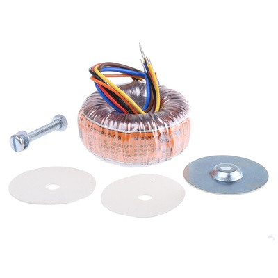 Nuvotem Talema 230V ac, 2 x 9V ac Toroidal Transformer, 30VA 2 Output