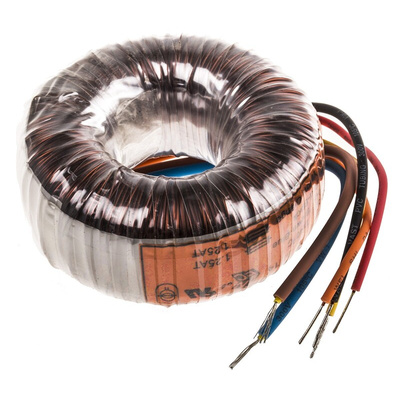 Nuvotem Talema 230V ac, 2 x 12V ac Toroidal Transformer, 30VA 2 Output