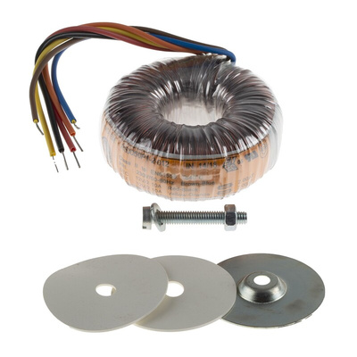 Nuvotem Talema 230V ac, 2 x 12V ac Toroidal Transformer, 50VA 2 Output