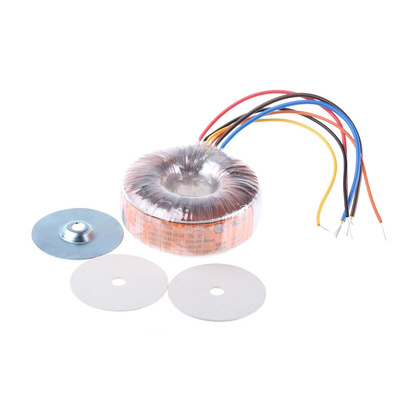 Nuvotem Talema 230V ac, 2 x 55V ac Toroidal Transformer, 50VA 2 Output
