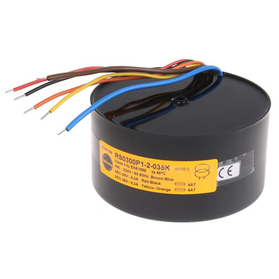 Nuvotem Talema 230V ac, 2 x 35V ac Toroidal Transformer, 300VA 2 Output