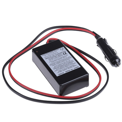 Custom Power Design Laptop Car Charger, 12V dc Input, 12V dc Output Plug In, 3A
