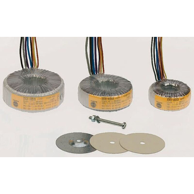 Nuvotem Talema 115 V ac, 230 V ac, 2 x 15V ac Toroidal Transformer, 30VA 2 Output