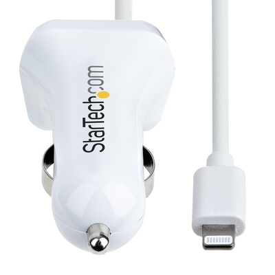 StarTech.com Car Charger, 12 → 24V dc Input, 5V dc Output USB, 4.2A