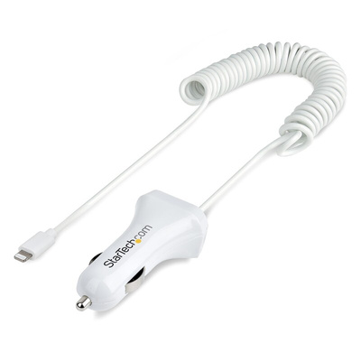 StarTech.com Car Charger, 12 → 24V dc Input, 5V dc Output USB, 4.2A