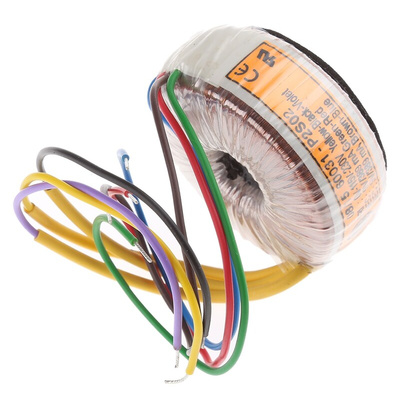 Nuvotem Talema 115 V ac, 230 V ac, 2 x 9V ac Toroidal Transformer, 7VA 2 Output