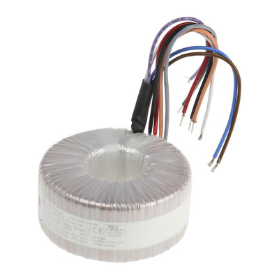 Block 115 V ac, 230 V ac, 2 x 24V ac Toroidal Transformer, 300VA 2 Output