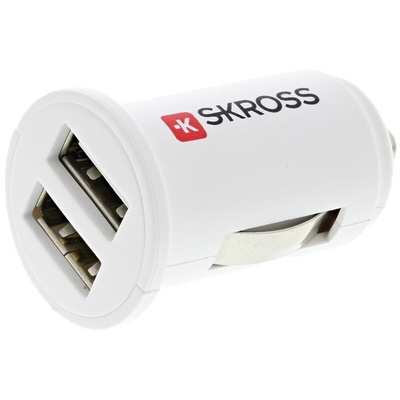 Hirschmann Dual USB Car Charger, 10 → 16V dc Input, 5V dc Output USB, 1 x 1A