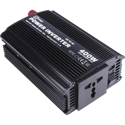 RS PRO Modified Sine Wave 400W Power Inverter, 12V dc Input, 230V ac Output
