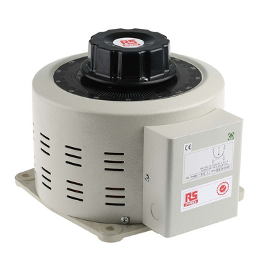 RS PRO 1 Phase 3.6kVA Variac, 1 Output, 240V, 15A