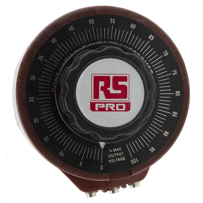 RS PRO 1 Phase 480VA Variac, 1 Output, 240V, 2A
