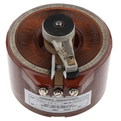 RS PRO 1 Phase 480VA Variac, 1 Output, 240V, 2A