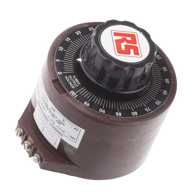 RS PRO 1 Phase 720VA Variac, 1 Output, 240V, 3A
