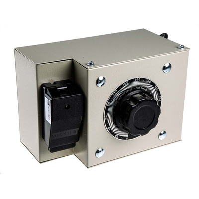 RS PRO 1 Phase 1.2kVA Variac, 240V ac, 5A