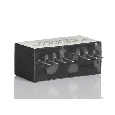 TRACOPOWER TMR 3 DC-DC Converter, 5V dc/ 600mA Output, 18 → 36 V dc Input, 3W, Through Hole, +85°C Max Temp