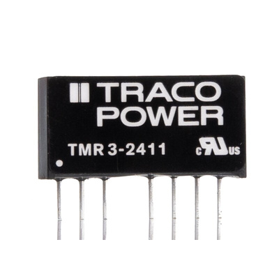 TRACOPOWER TMR 3 DC-DC Converter, 5V dc/ 600mA Output, 18 → 36 V dc Input, 3W, Through Hole, +85°C Max Temp