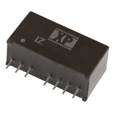 XP Power IZ DC-DC Converter, ±15V dc/ ±100mA Output, 4.5 → 9 V dc Input, 3W, Through Hole, +100°C Max Temp -40°C