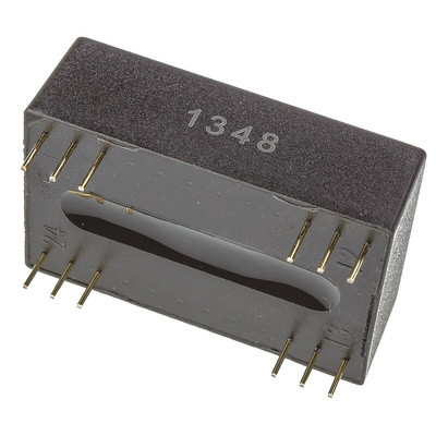 TRACOPOWER TEM 2 DC-DC Converter, ±15V dc/ ±65mA Output, 4.5 → 5.5 V dc Input, 2W, Through Hole, +70°C Max Temp