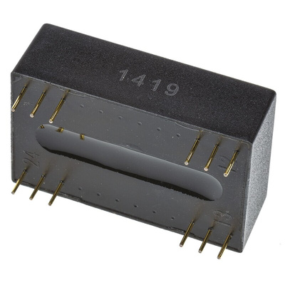 TRACOPOWER TEM 2 DC-DC Converter, 5V dc/ 400mA Output, 21.6 → 26.4 V dc Input, 2W, Through Hole, +60°C Max Temp