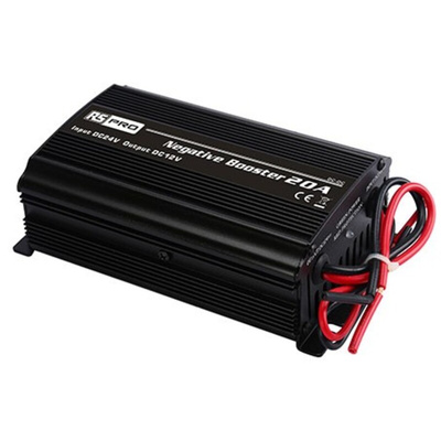 RS PRO DC-DC Converter, 12V dc/ 20A Output, 18 → 32 V dc Input, 240W, Chassis Mount, +50°C Max Temp -20°C Min