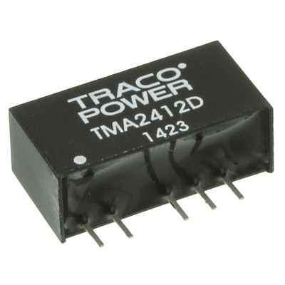 TRACOPOWER TMA DC-DC Converter, ±12V dc/ 42mA Output, 21.6 → 26.4 V dc Input, 1W, Through Hole, +85°C Max Temp