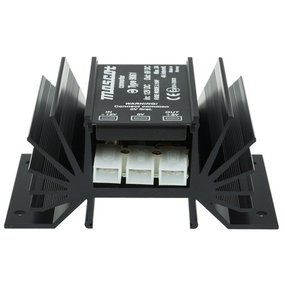 Mascot DC-DC Converter, 6V dc/ 3A Output, 12 V dc Input, 40W, Mounting Bracket, +25°C Max Temp -20°C Min Temp