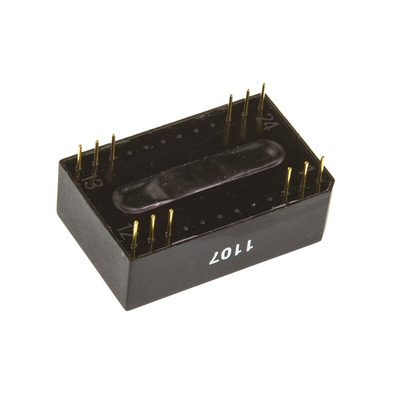 TRACOPOWER TEL 3 DC-DC Converter, ±12V dc/ ±125mA Output, 9 → 18 V dc Input, 3W, Through Hole, +85°C Max Temp