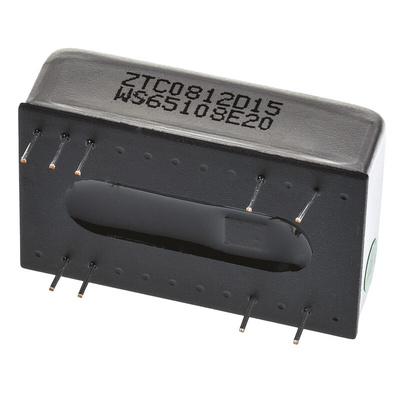 TRACOPOWER TEN 8 DC-DC Converter, ±15V dc/ ±265mA Output, 9 → 18 V dc Input, 8W, Through Hole, +85°C Max Temp