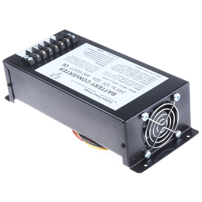 Custom Power Design DC-DC Converter, 13.8V dc/ 17A Output, 24 V dc Input, 440W, Mounting Bracket, +40°C Max Temp -40°C