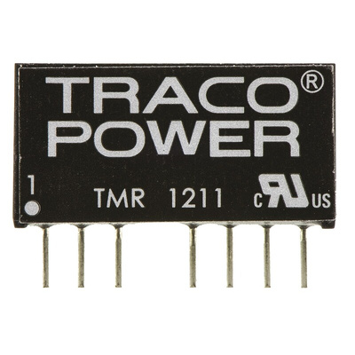 TRACOPOWER TMR 2 DC-DC Converter, 5V dc/ 400mA Output, 9 → 18 V dc Input, 2W, Through Hole, +85°C Max Temp -40°C