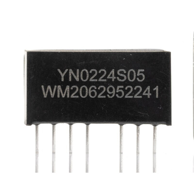 TRACOPOWER TMR 2 DC-DC Converter, 5V dc/ 400mA Output, 18 → 36 V dc Input, 2W, Through Hole, +85°C Max Temp