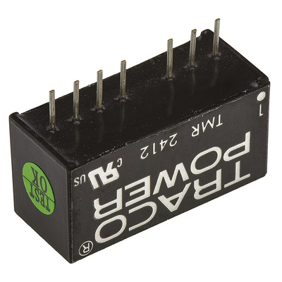 TRACOPOWER TMR 2 DC-DC Converter, 12V dc/ 167mA Output, 18 → 36 V dc Input, 2W, Through Hole, +85°C Max Temp