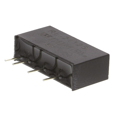 Recom RE DC-DC Converter, 12V dc/ 84mA Output, 21.6 → 26.4 V dc Input, 1W, Through Hole, +85°C Max Temp -40°C