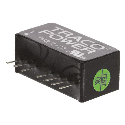 TRACOPOWER TMR 2 DC-DC Converter, ±15V dc/ ±65mA Output, 18 → 36 V dc Input, 2W, Through Hole, +85°C Max Temp