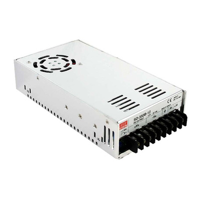 MEAN WELL DC-DC Converter, 12V dc/ 27.5A Output, 36 → 72 V dc Input, 350W, Chassis Mount, +60°C Max Temp -20°C