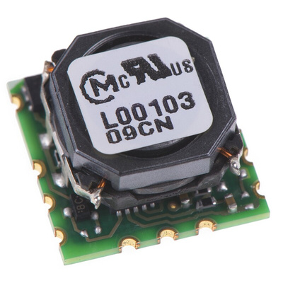 Murata Power Solutions DC-DC Converter, 0.59 → 5.5V dc/ 3A Output, 4.5 → 14 V dc Input, 15W, Surface